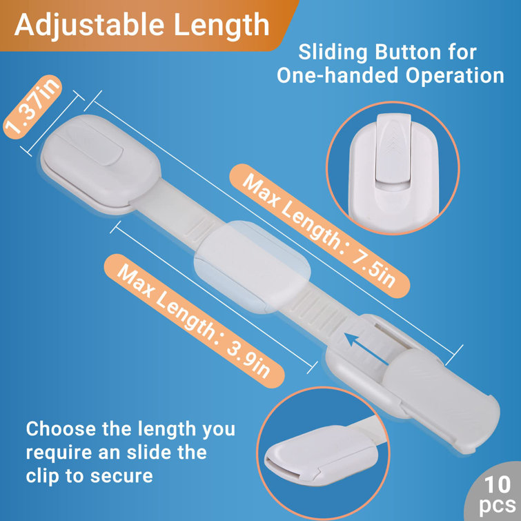 Fortune babies child proof cabinet latches lock wayfair